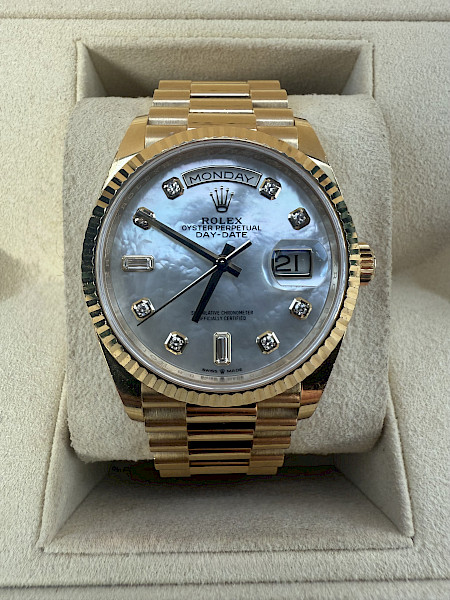 Rolex Daydate 36 Yellow Gold 2020 Ref 128238